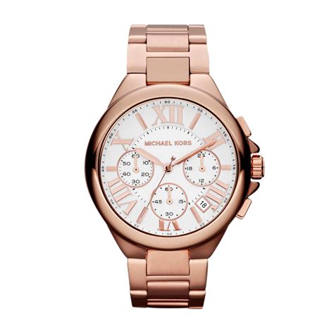 michael kors rose gold stainless steel watch